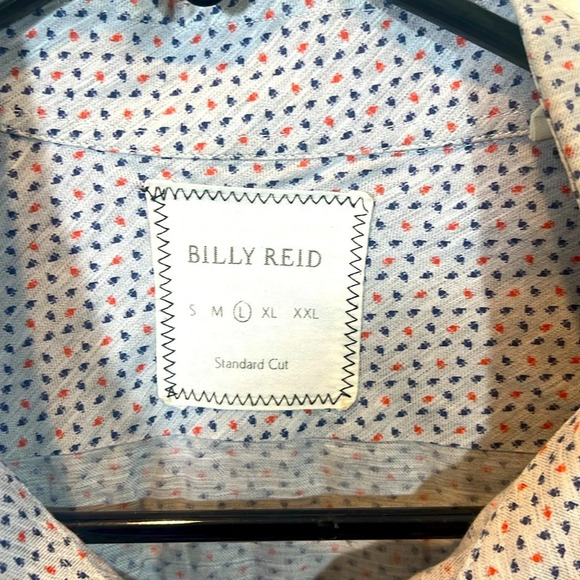 Billy Reid long sleeve button down shirt size Large - Picture 2 of 4